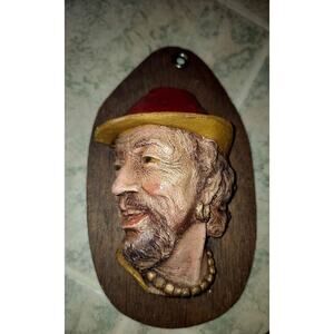 Vintage Bossons Chalkware Head Chensing1960's